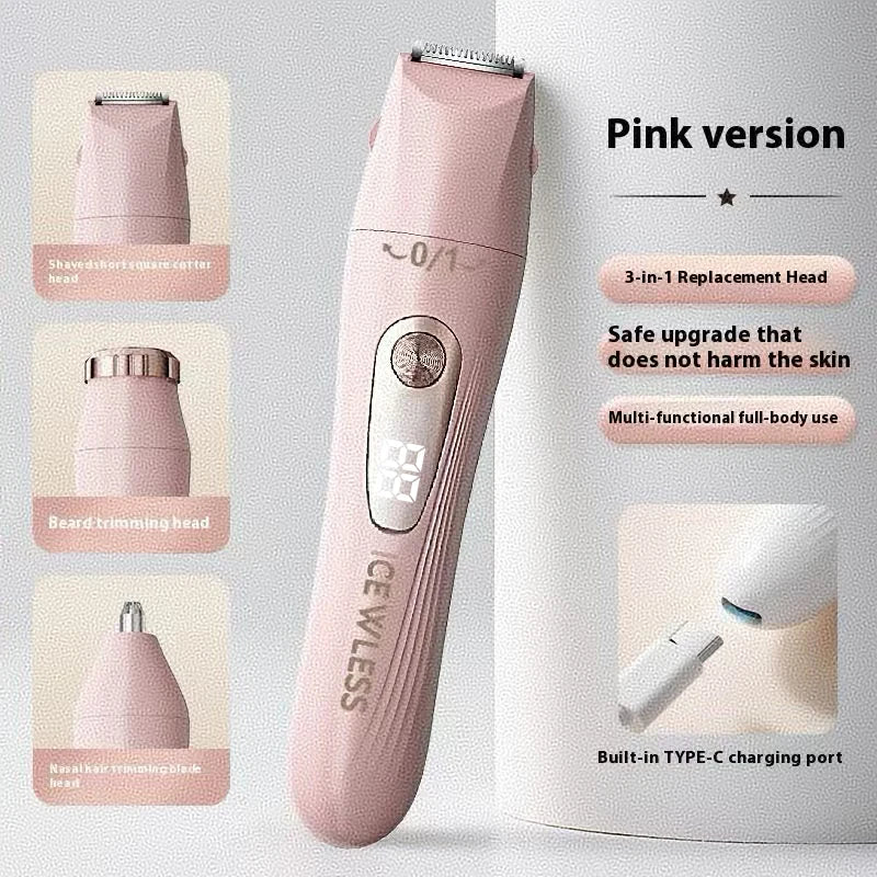 Electric Epilator For Women Shaver Lady Shaver Body Hair Trimmer Armpit Bikini Arm Leg Face Portable Painless Depilator