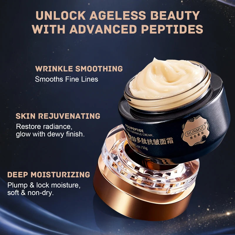 Polypeptide Anti-Wrinkle Firming Anti-Aging Face Cream | Firming Lifting Moisturizer | Wrinkle Reduction | 24H Hydration