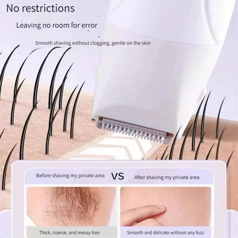 Electric Epilator For Women Shaver Lady Shaver Body Hair Trimmer Armpit Bikini Arm Leg Face Portable Painless Depilator