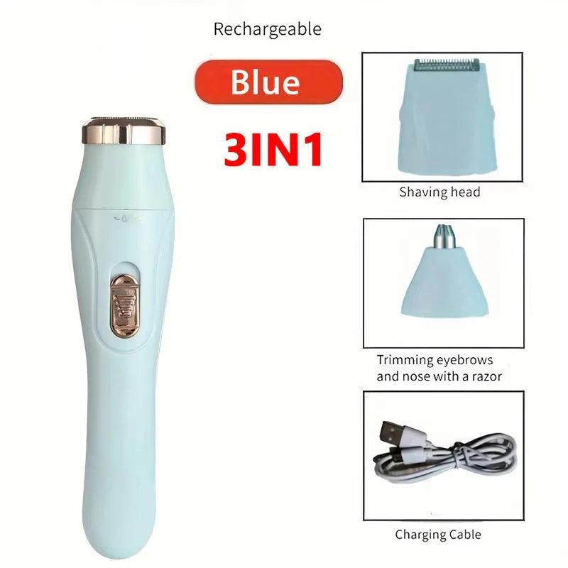 Electric Epilator For Women Shaver Lady Shaver Body Hair Trimmer Armpit Bikini Arm Leg Face Portable Painless Depilator