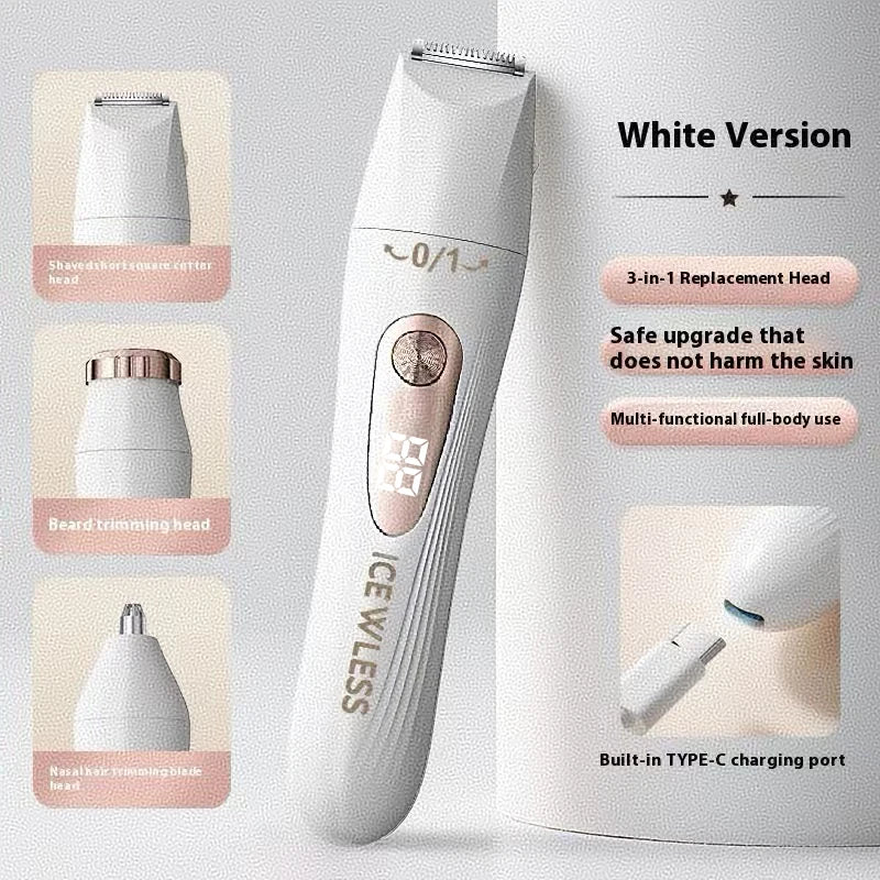 Electric Epilator For Women Shaver Lady Shaver Body Hair Trimmer Armpit Bikini Arm Leg Face Portable Painless Depilator