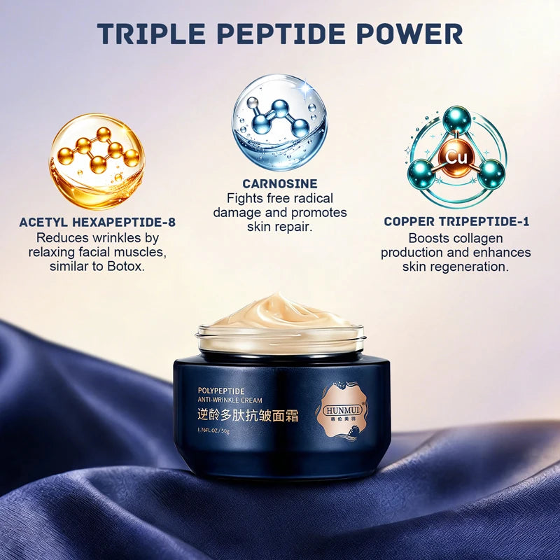 Polypeptide Anti-Wrinkle Firming Anti-Aging Face Cream | Firming Lifting Moisturizer | Wrinkle Reduction | 24H Hydration