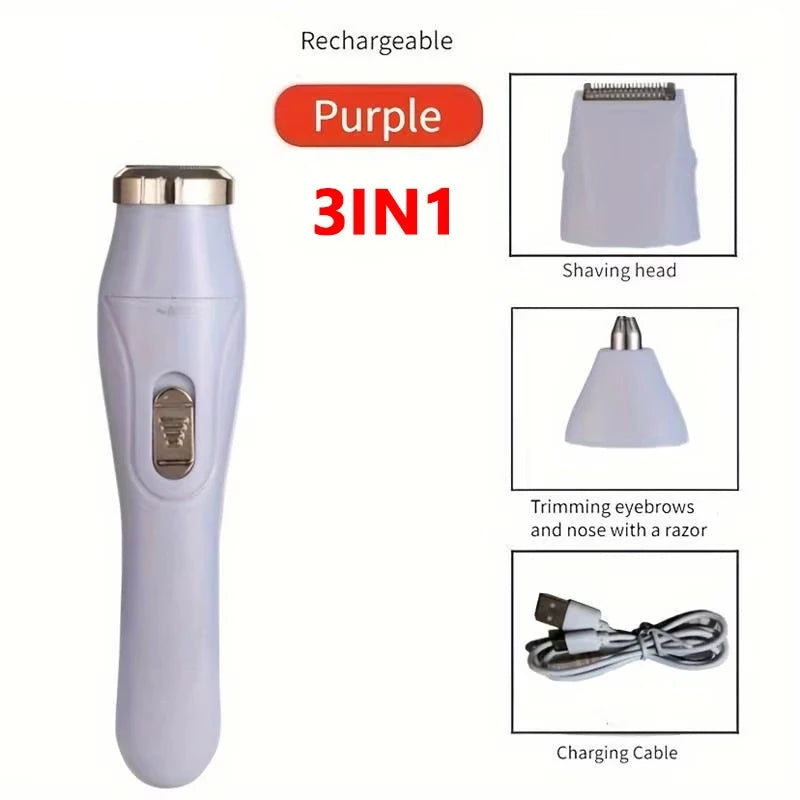 Electric Epilator For Women Shaver Lady Shaver Body Hair Trimmer Armpit Bikini Arm Leg Face Portable Painless Depilator